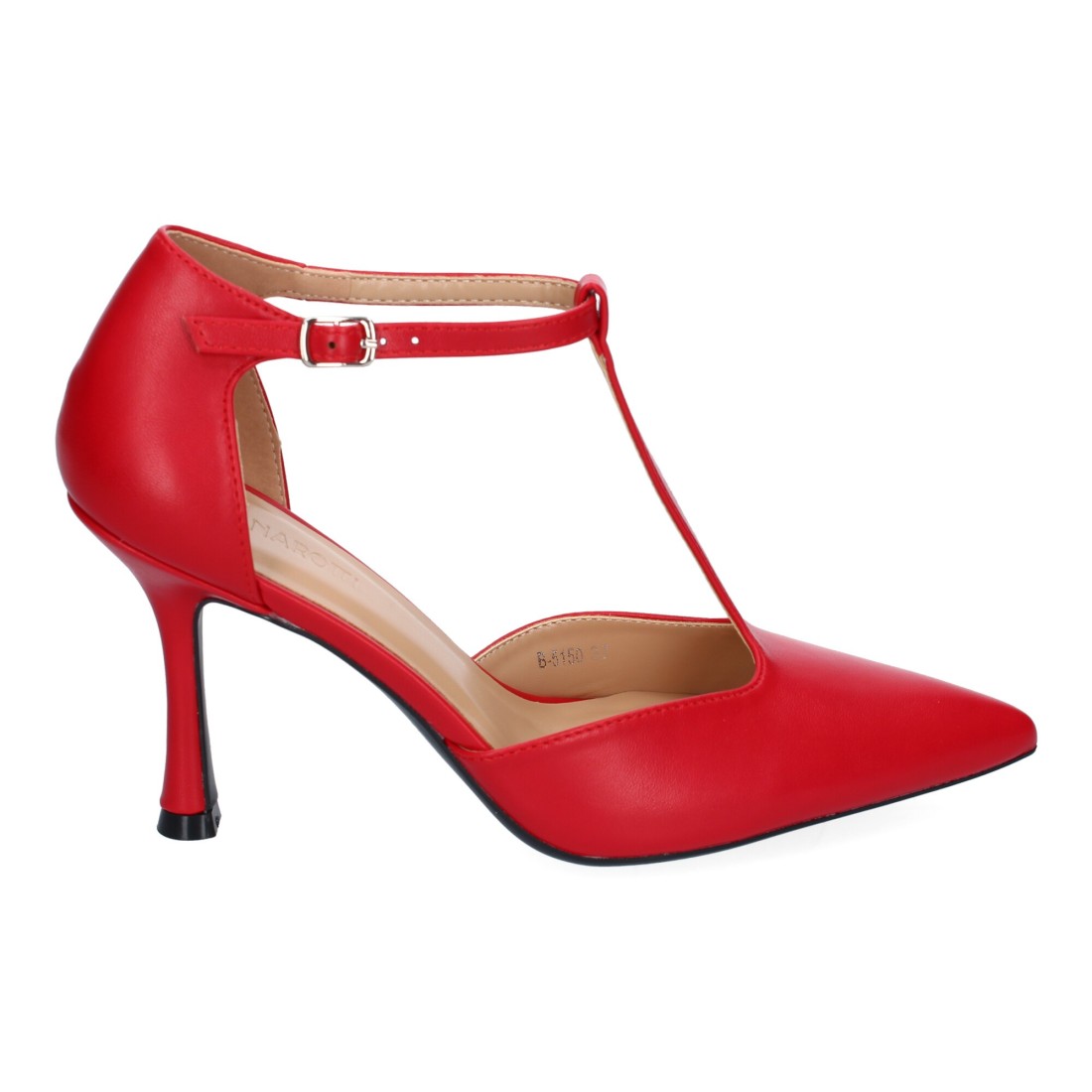 Zapatos de tacón fino de mujer con punta fina
