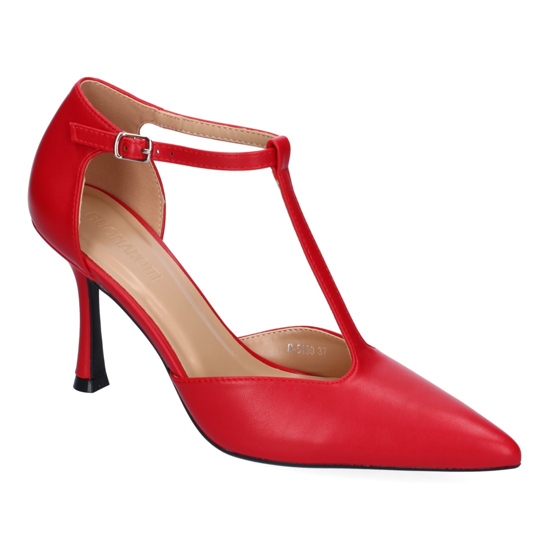 Zapatos de tacón fino de mujer con punta fina