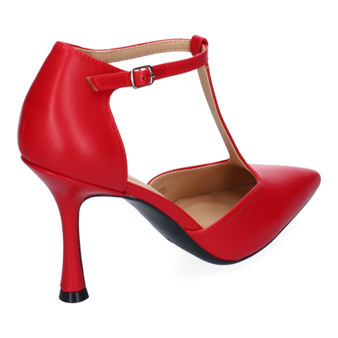 Zapatos de tacón fino de mujer con punta fina