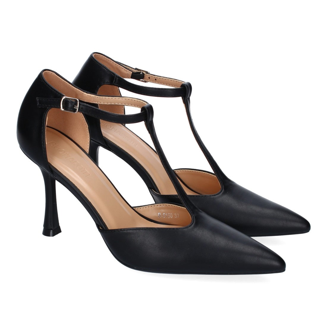 Zapatos de tacón fino de mujer con punta fina