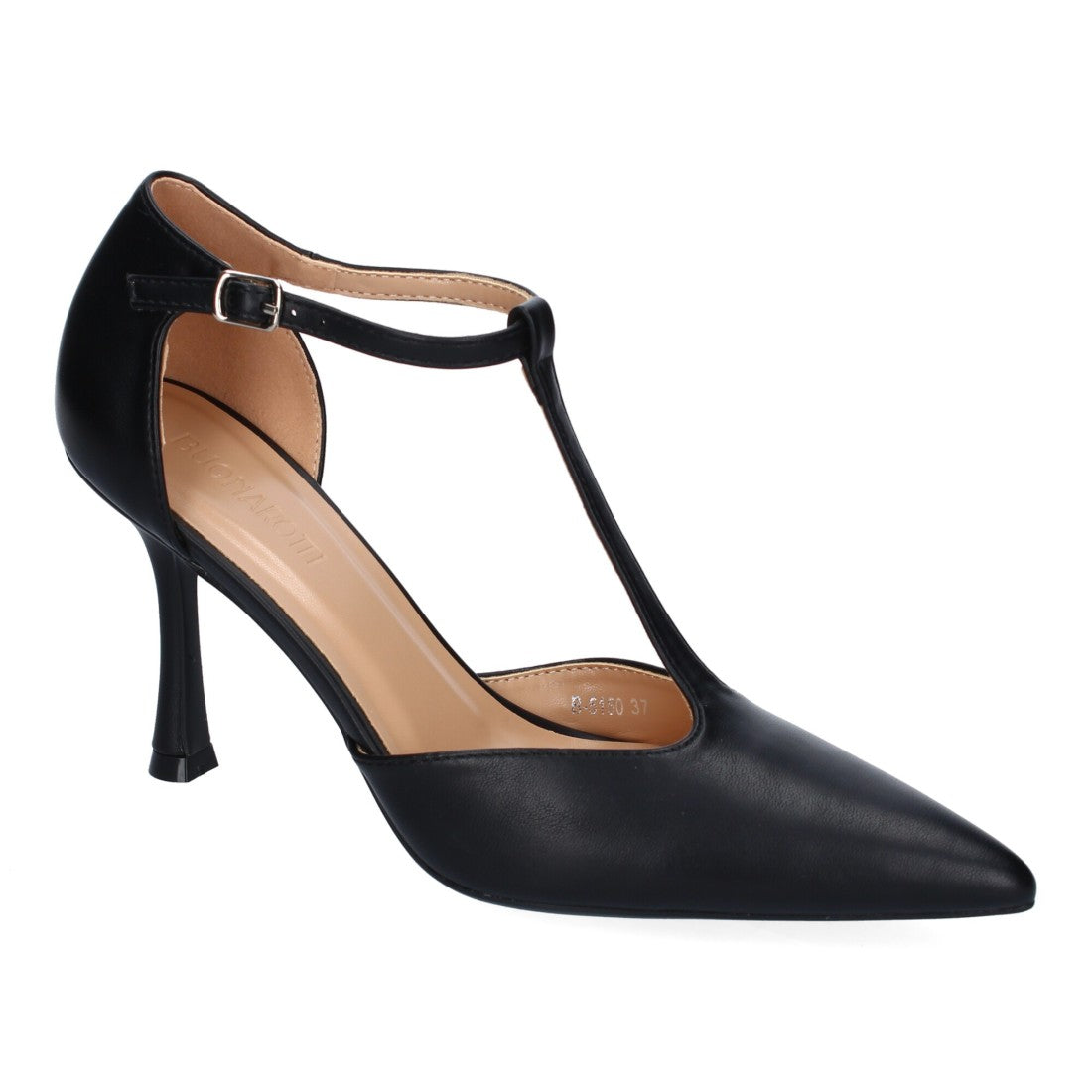 Zapatos de tacón fino de mujer con punta fina