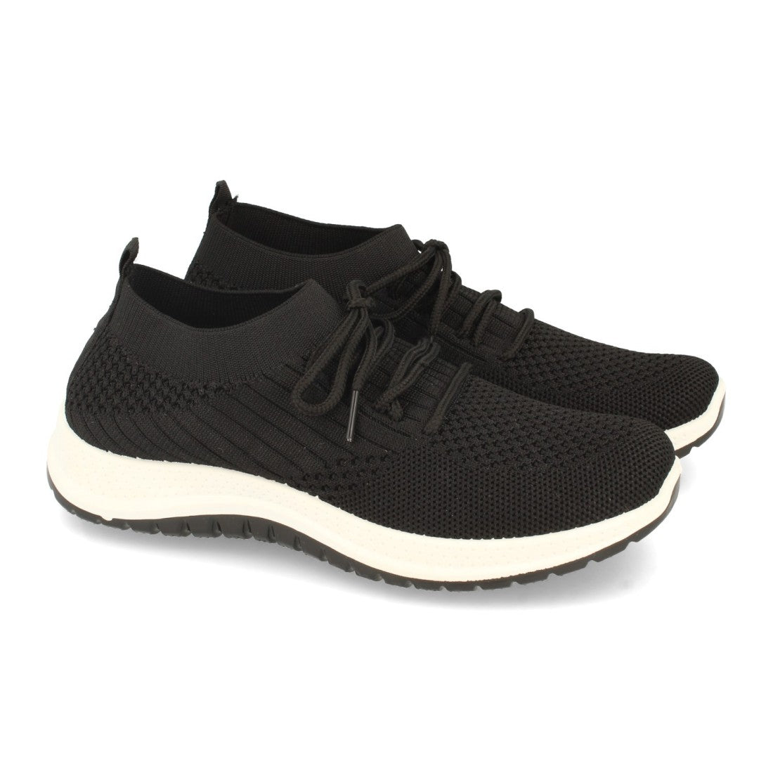 Zapatillas de mujer de estilo casual con tejido elástico