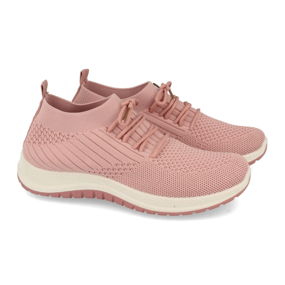 Zapatillas de mujer de estilo casual con tejido elástico