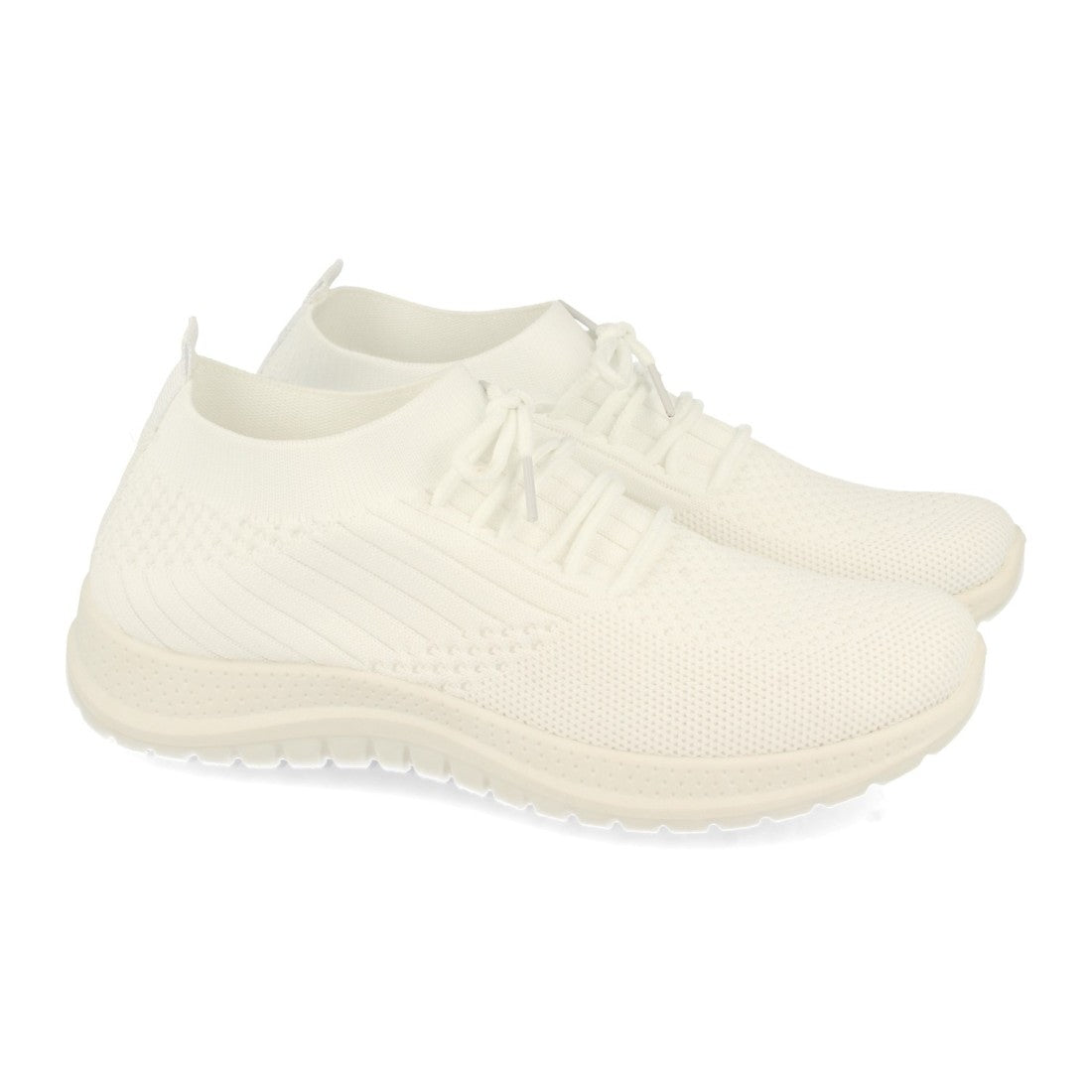 Zapatillas de mujer de estilo casual con tejido elástico