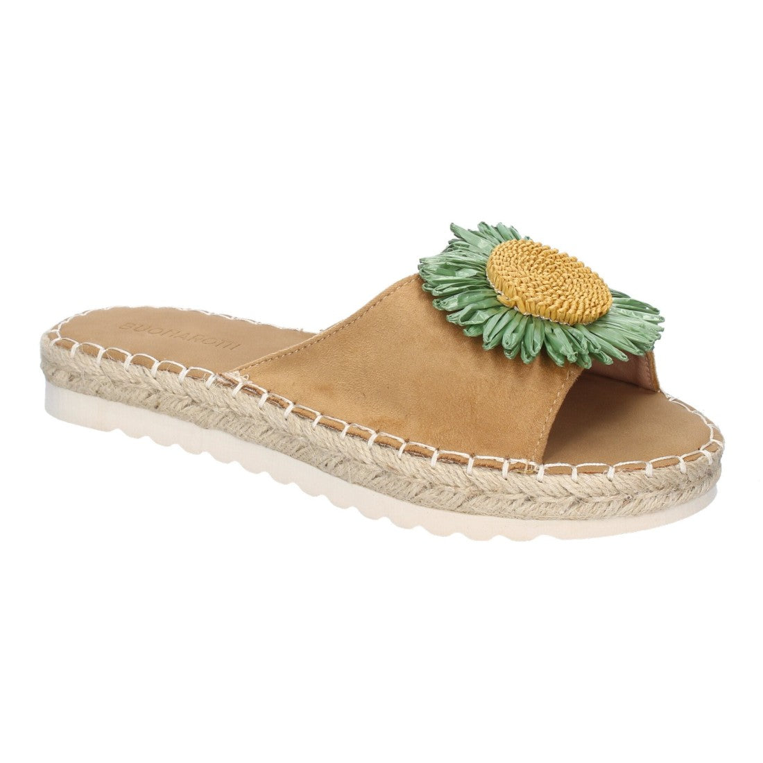 Sandalias planas de mujer - Verde