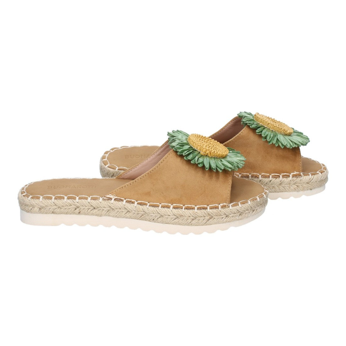 Sandalias planas de mujer - Verde
