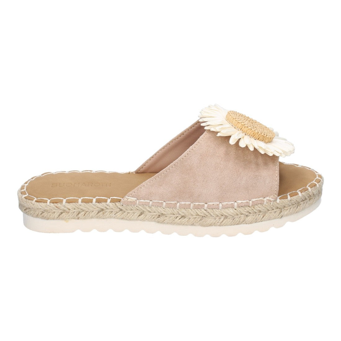 Sandalias planas de mujer - Blanco