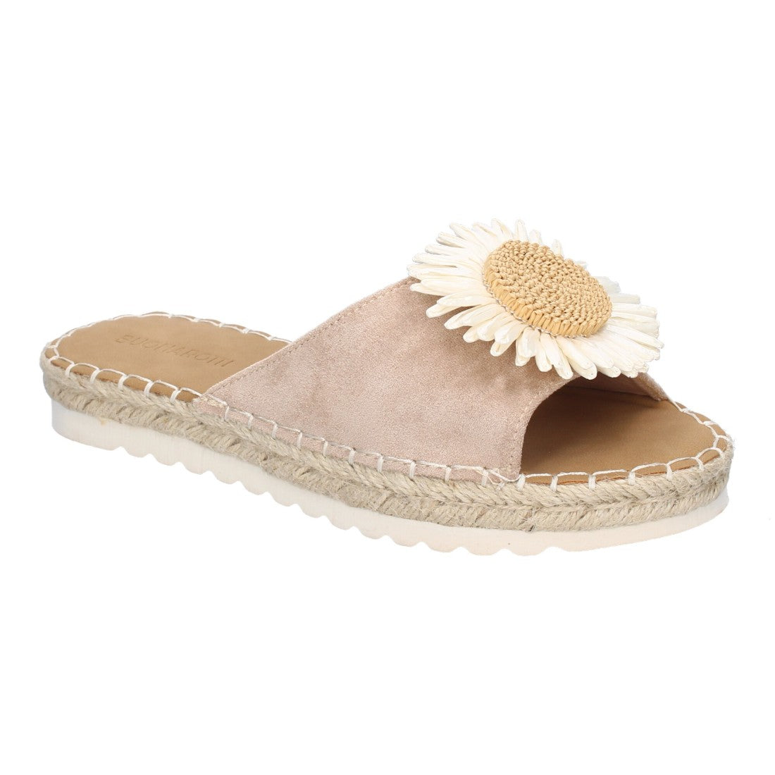Sandalias planas de mujer - Blanco