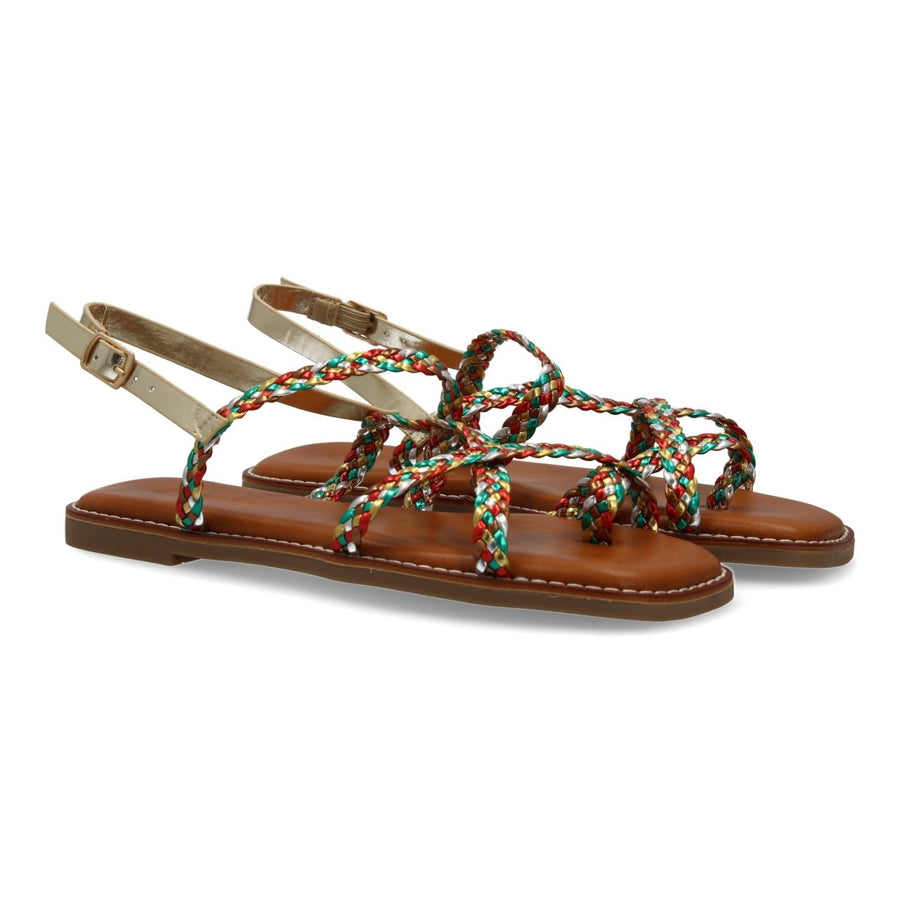 Sandalias planas de mujer