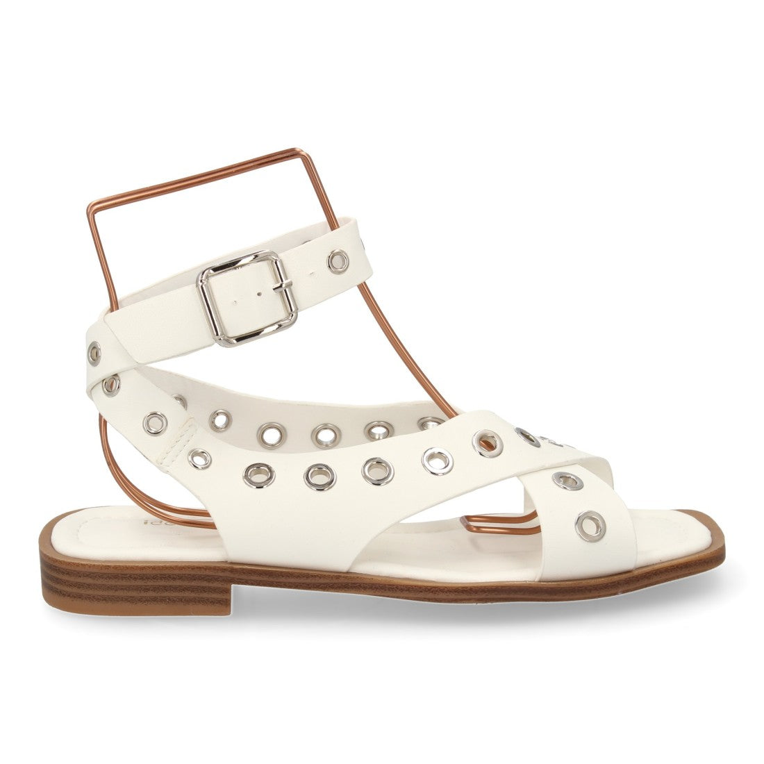 Sandalias planas de mujer - Blanco (Ref. 2287)