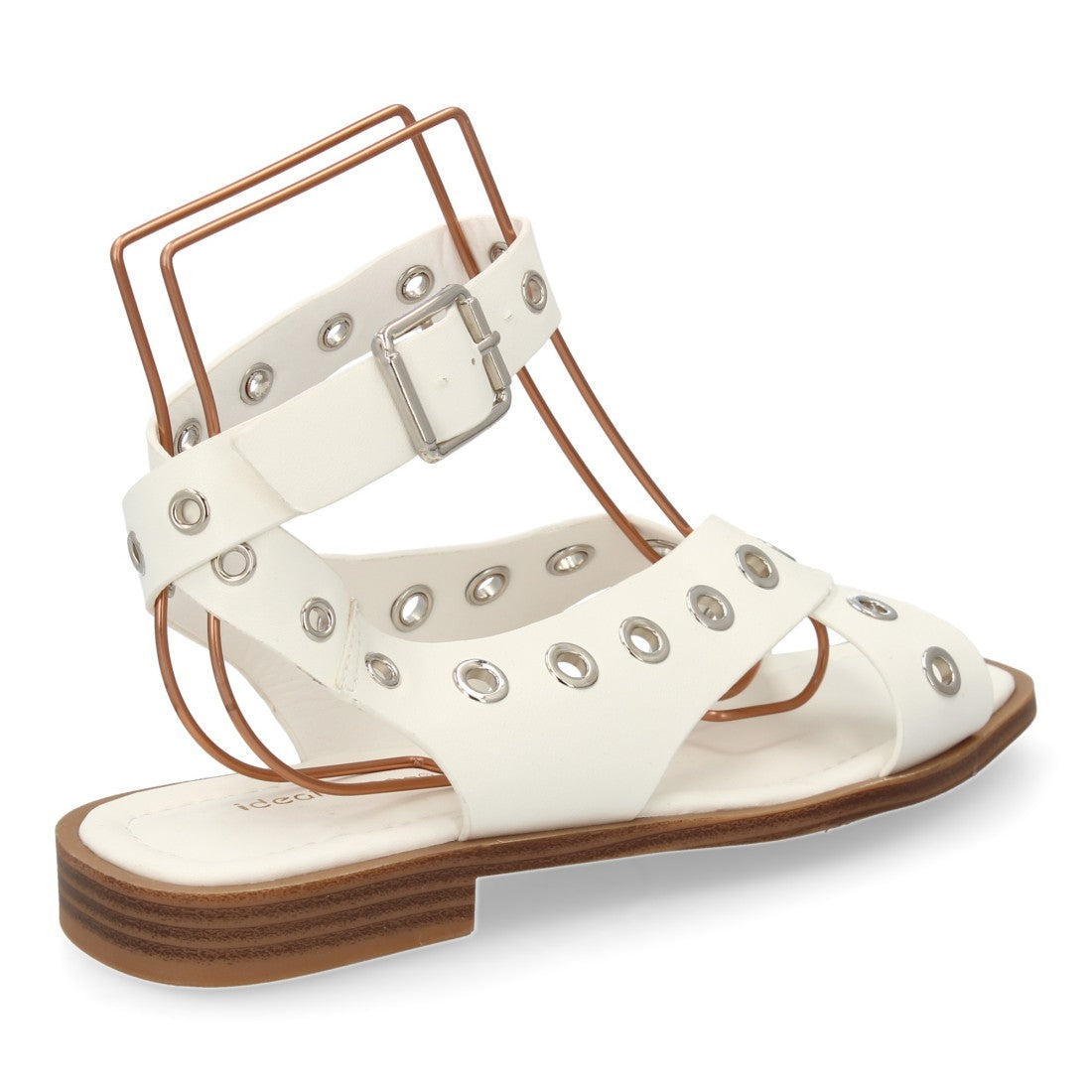 Sandalias planas de mujer - Blanco (Ref. 2287)