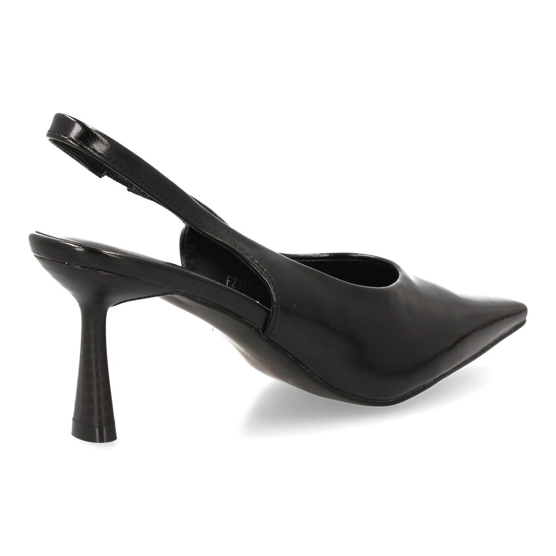 Zapato de salón destalonado de mujer con punta y tacón fino