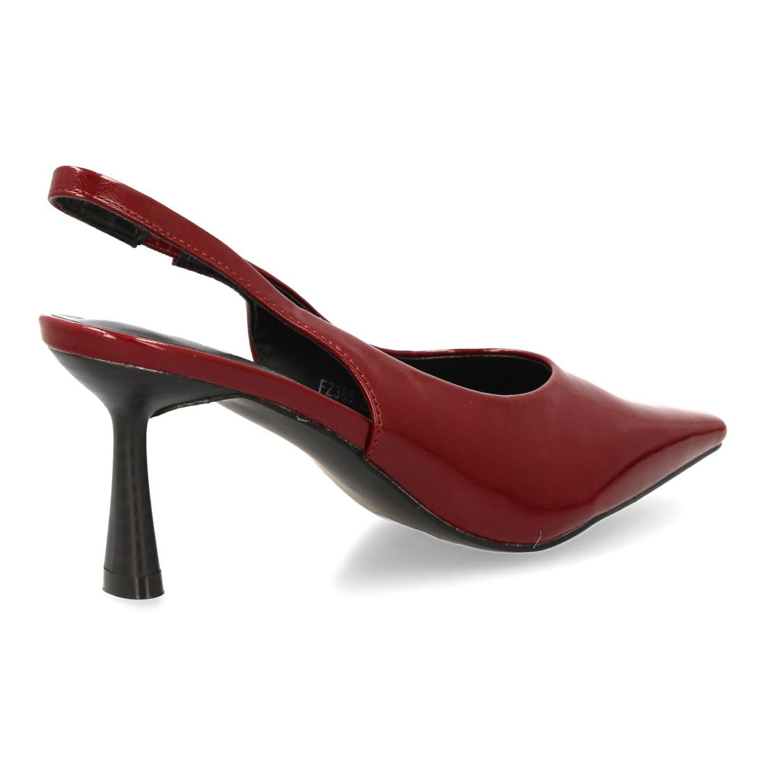 Zapato de salón destalonado de mujer con punta y tacón fino