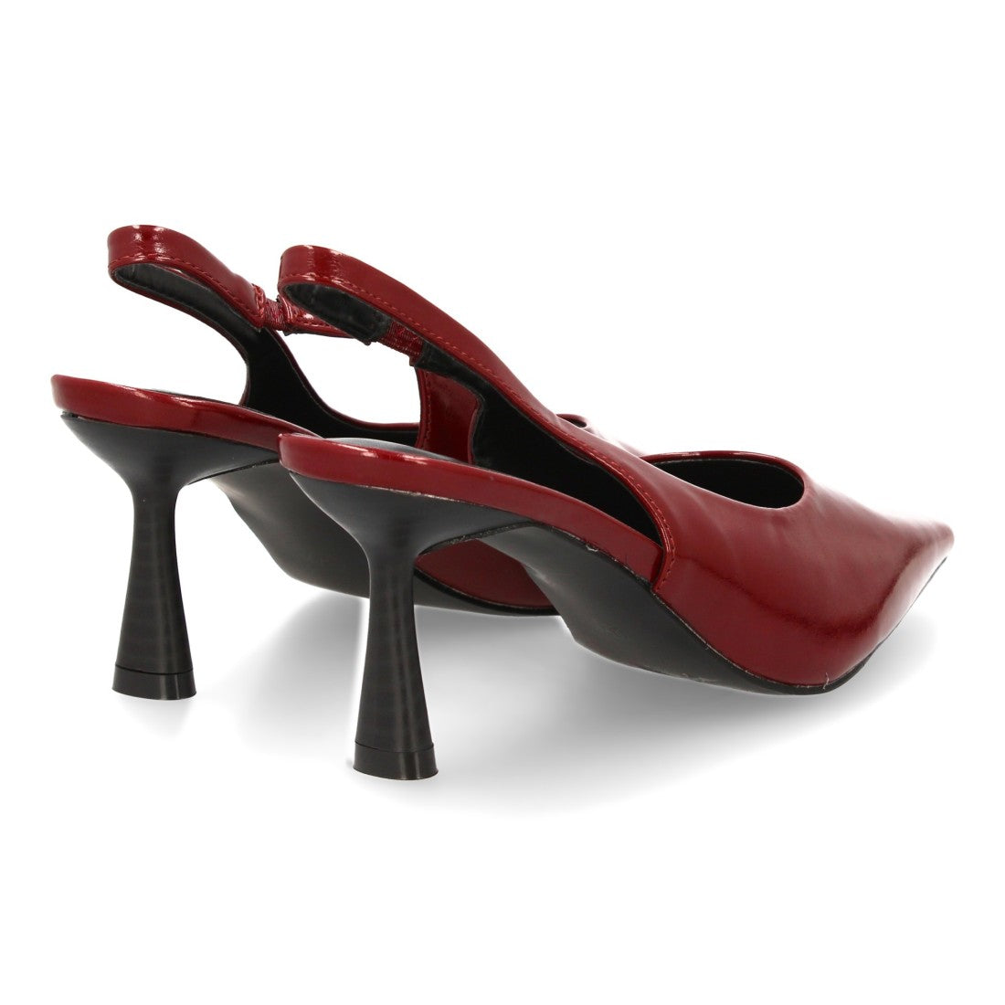Zapato de salón destalonado de mujer con punta y tacón fino