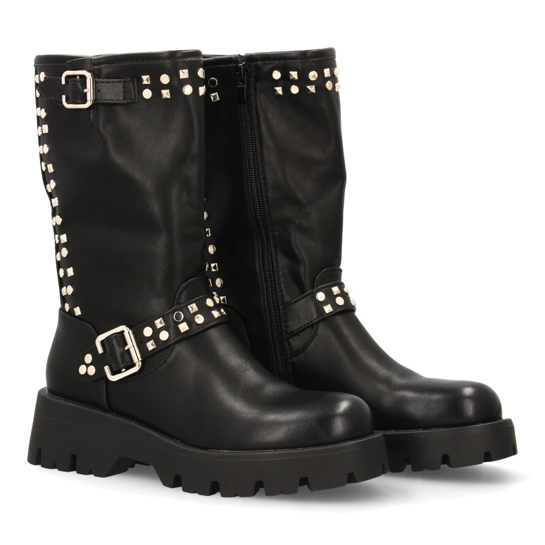 Bota de caña media de mujer - Negro