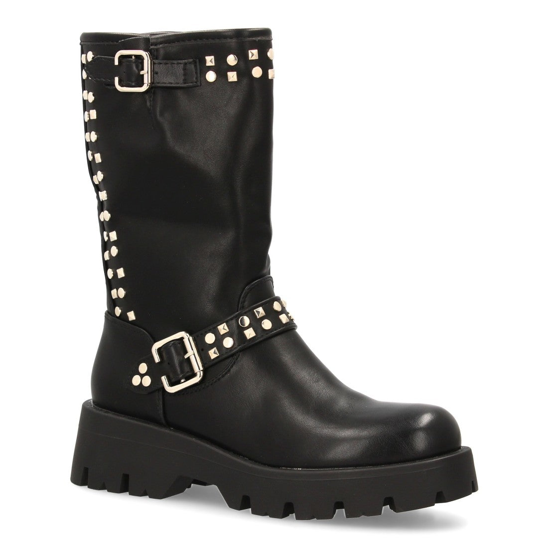 Bota de caña media de mujer - Negro