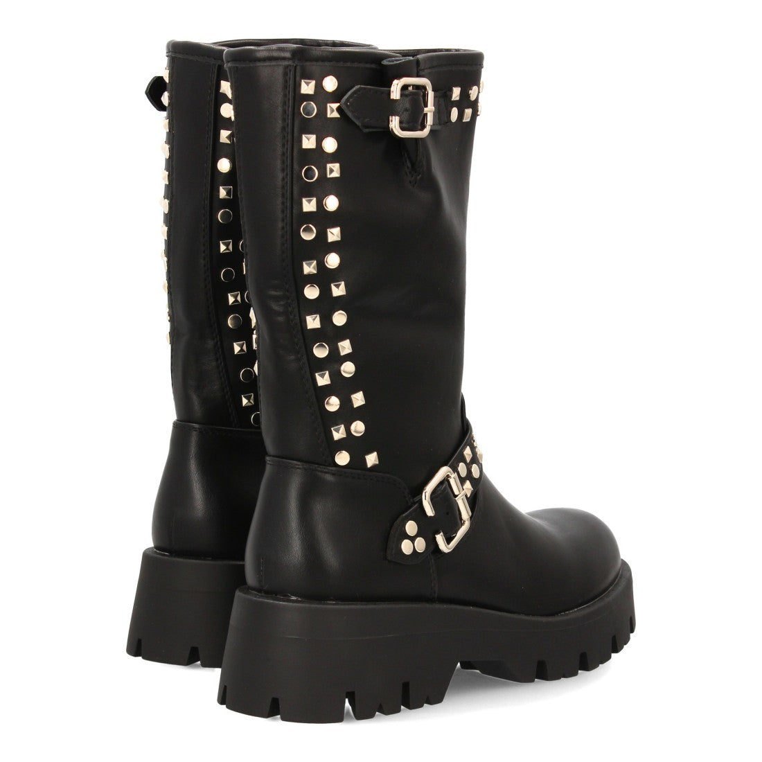 Bota de caña media de mujer - Negro