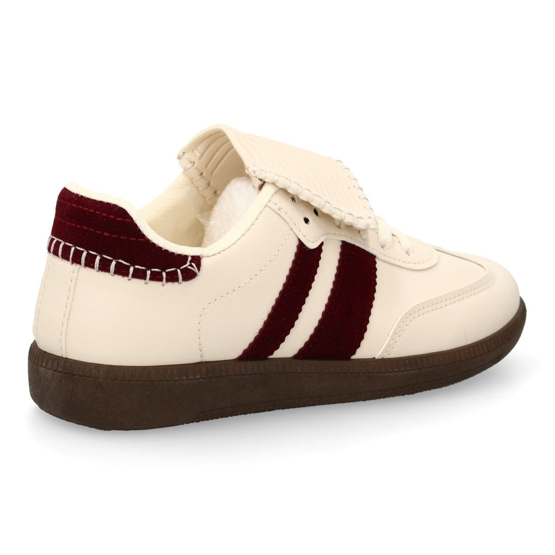 Zapatilla plana de mujer con retro y toques modernos