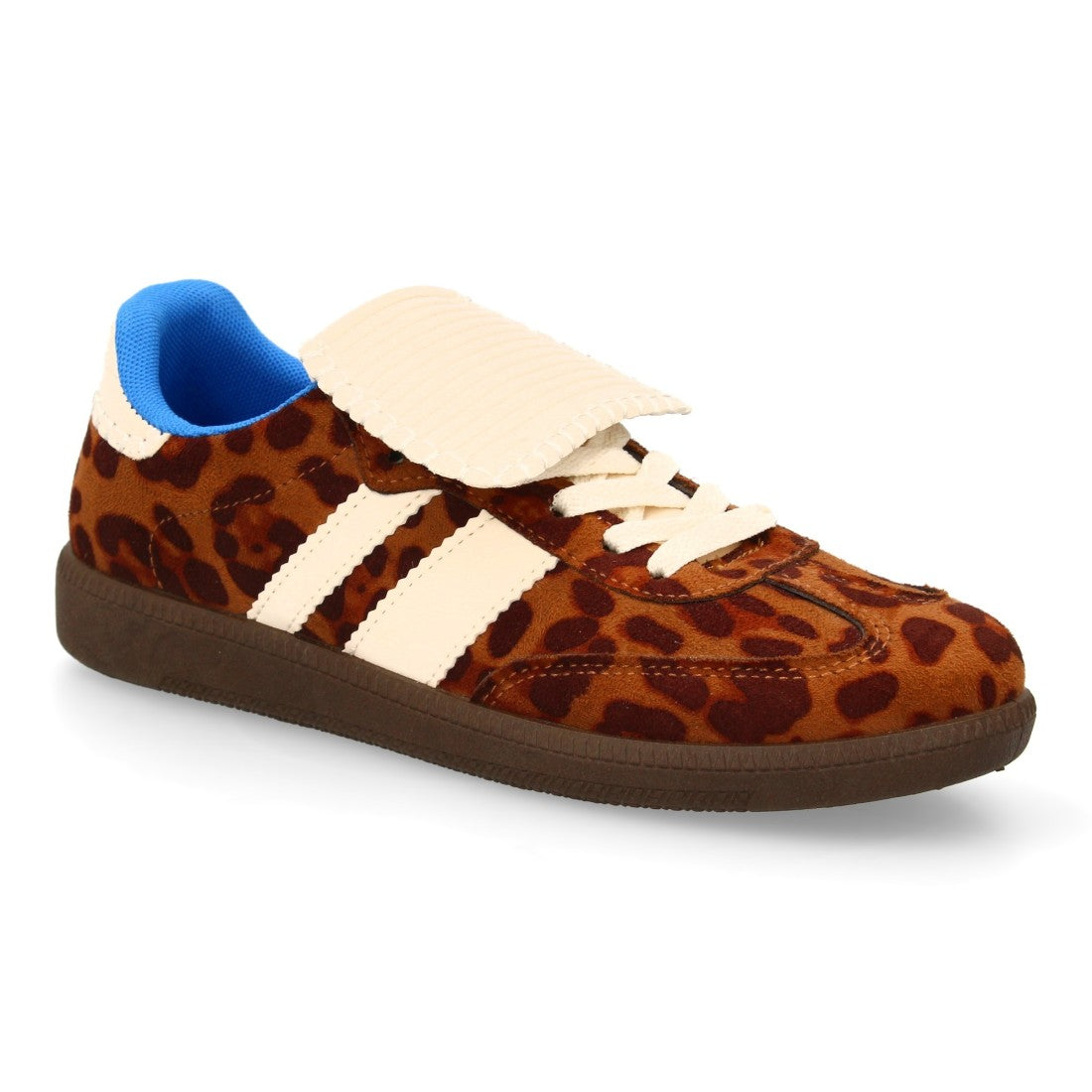 Zapatilla plana de mujer con retro y toques modernos