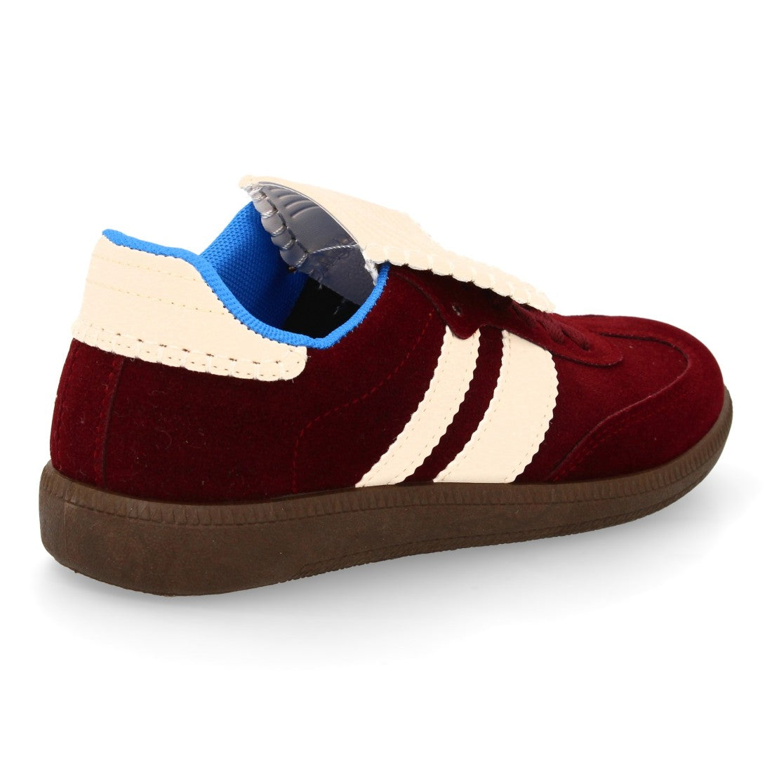 Zapatilla plana de mujer con retro y toques modernos