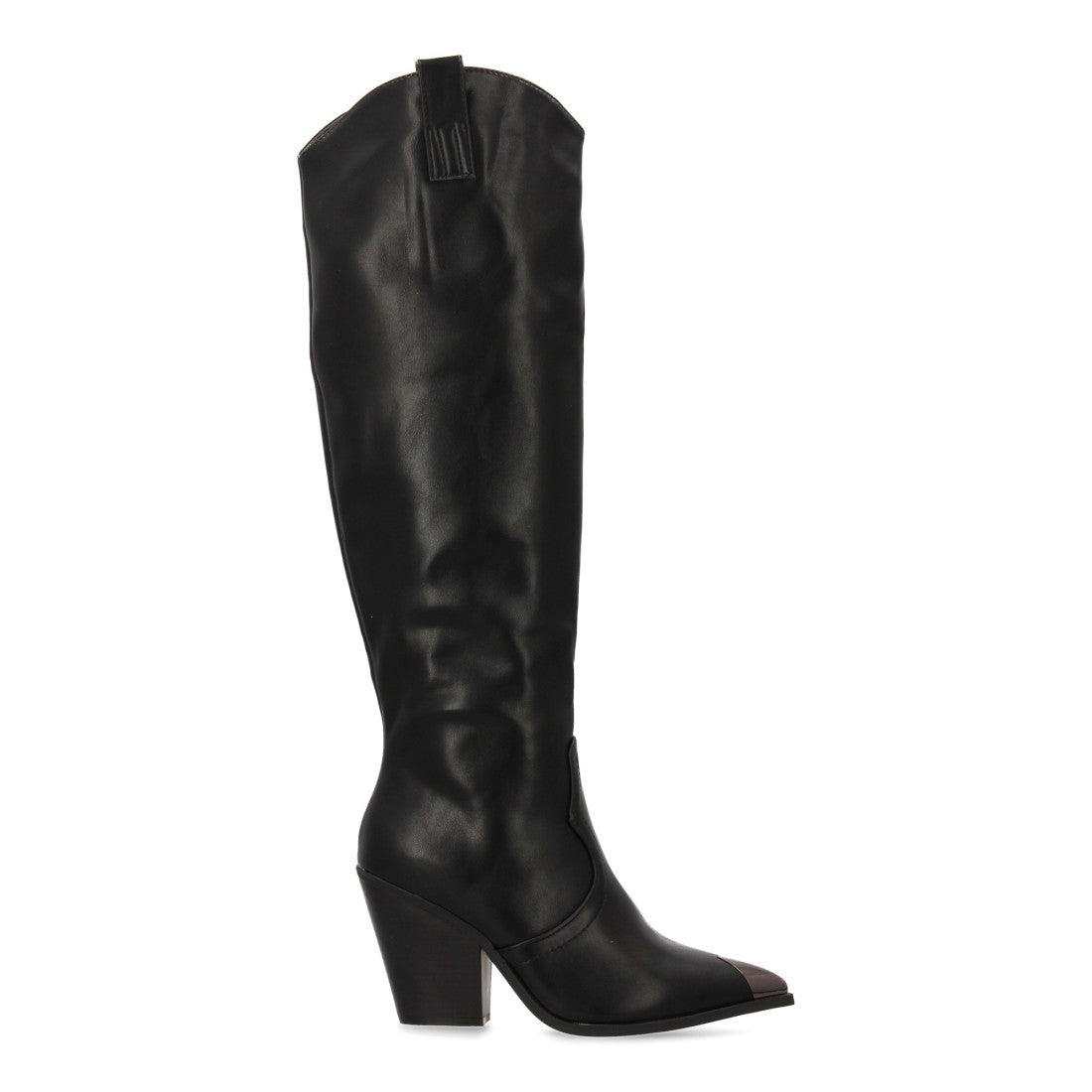 Botas altas de mujer con tacón - Negro