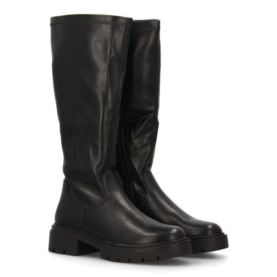 Botas altas de mujer con plataforma cómoda