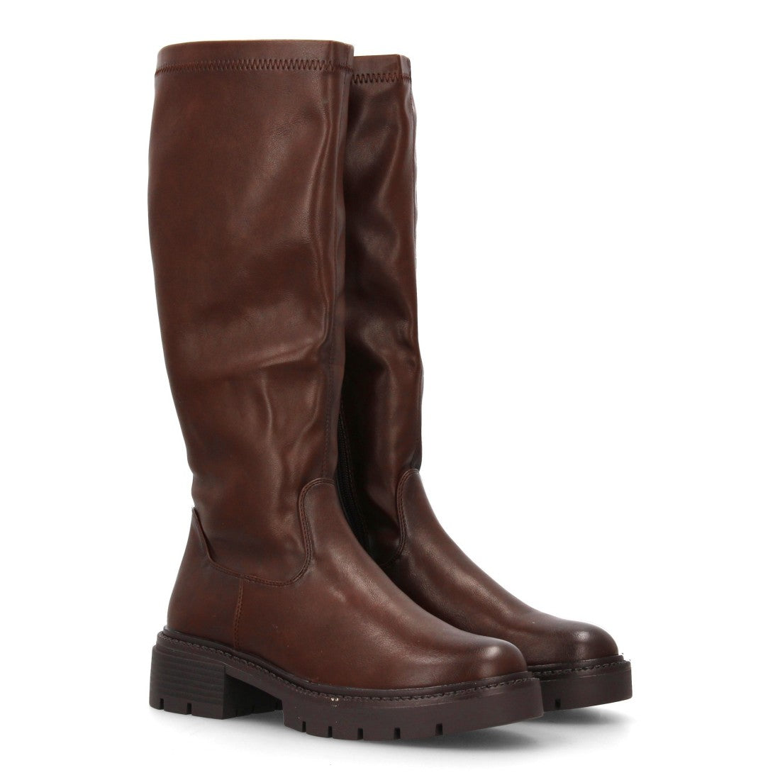 Botas altas de mujer con plataforma cómoda