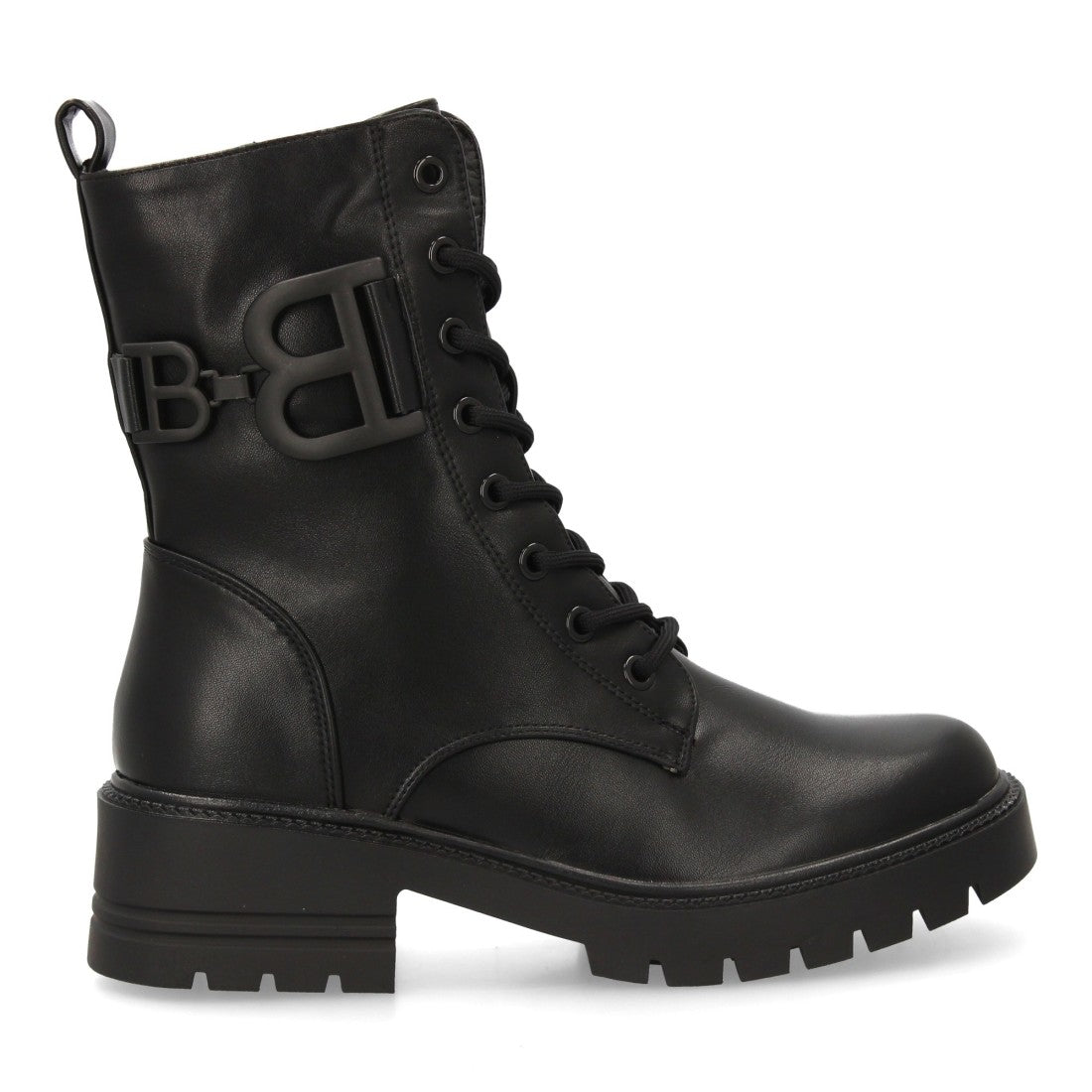 Bota estilo militar de mujer