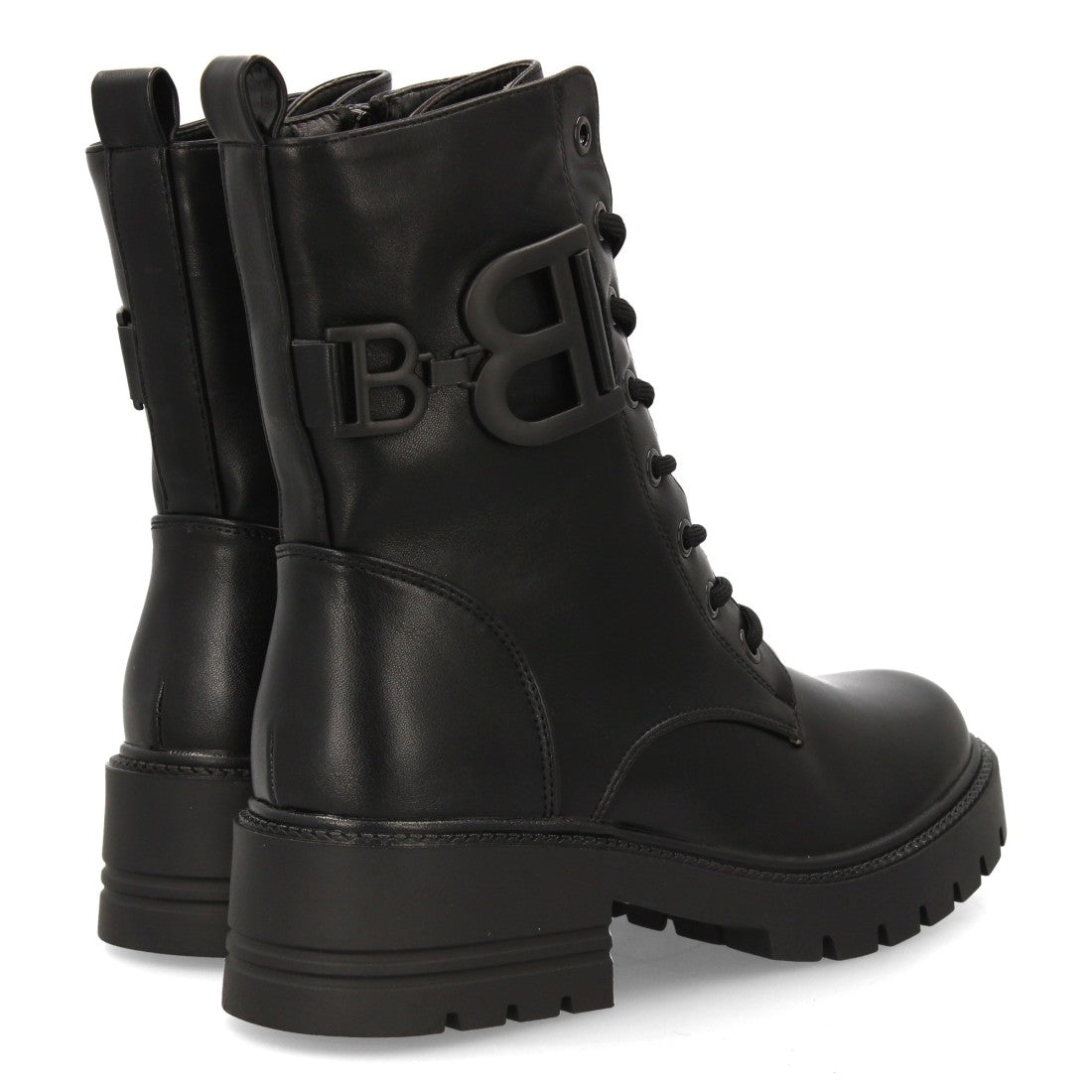 Bota estilo militar de mujer