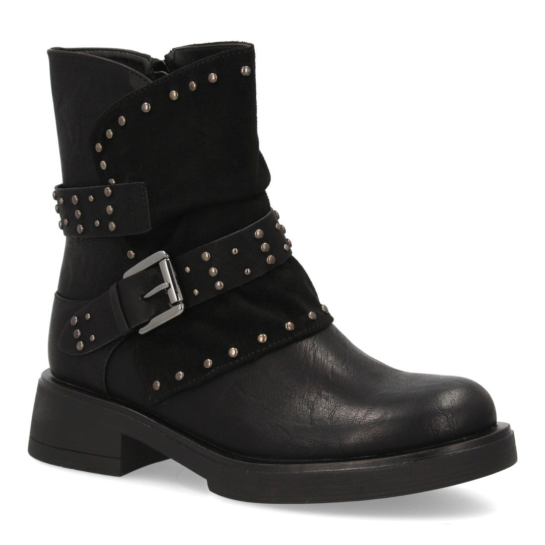 Bota estilo biker de mujer