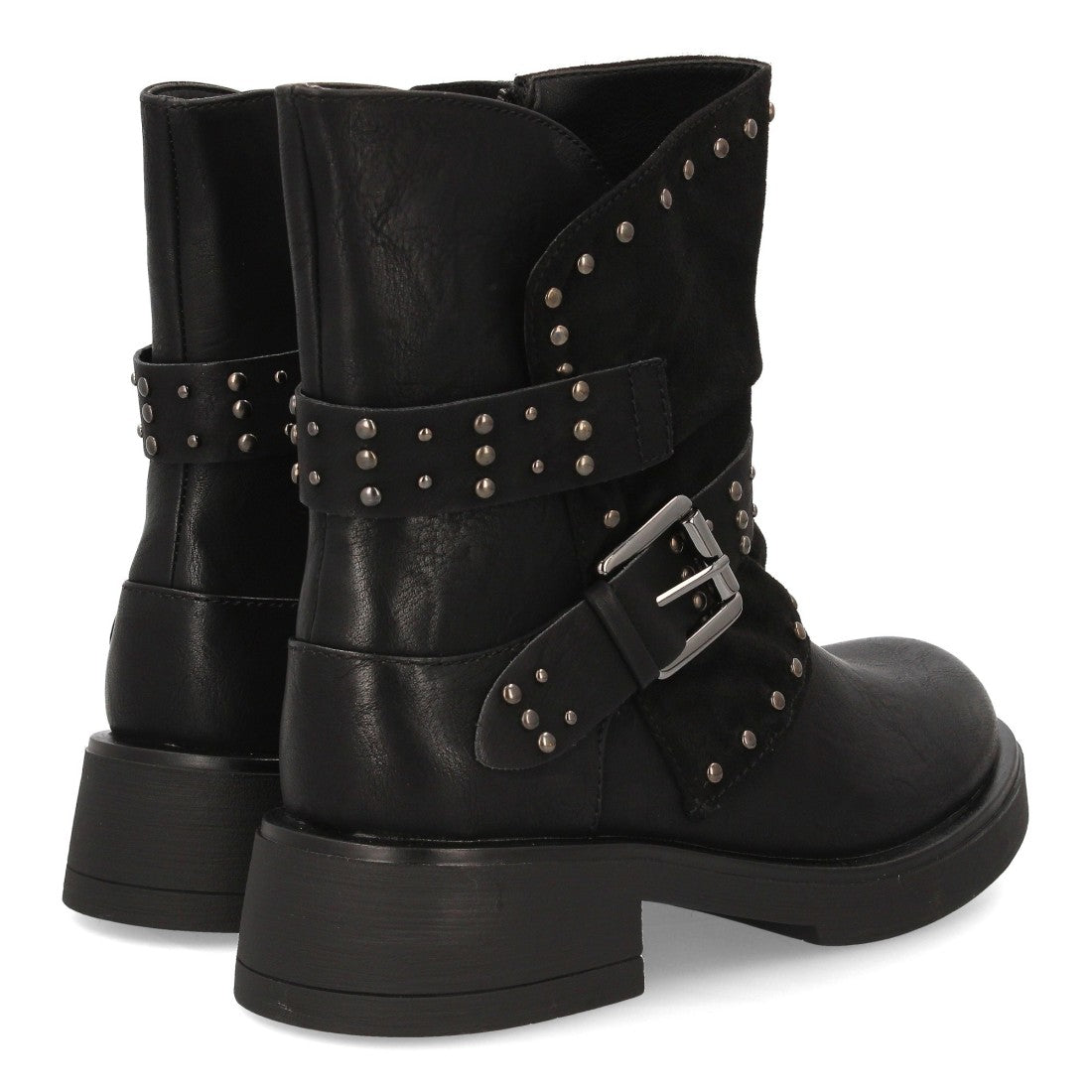 Bota estilo biker de mujer