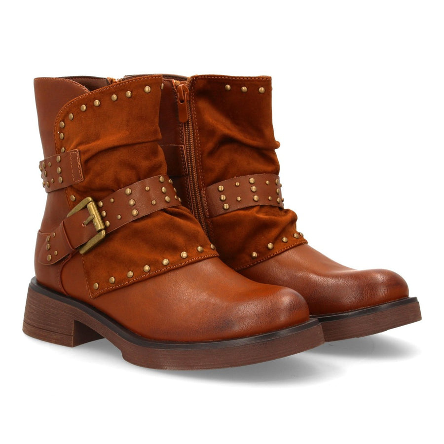 Bota estilo biker de mujer