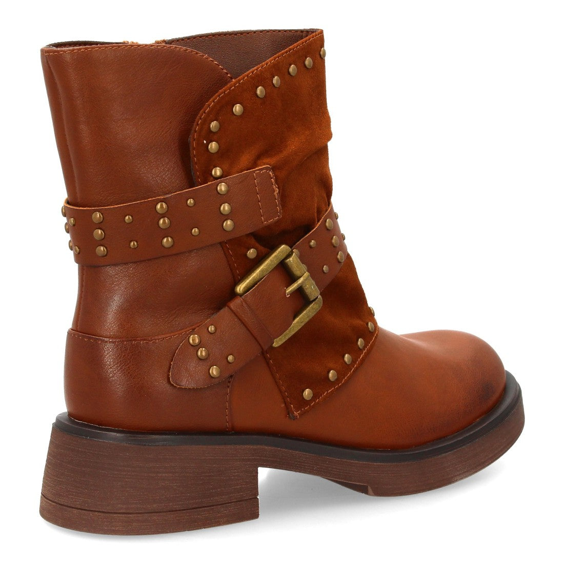 Bota estilo biker de mujer