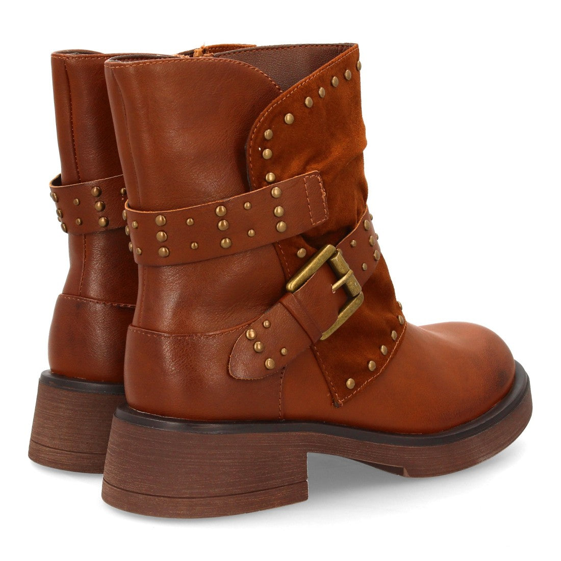 Bota estilo biker de mujer