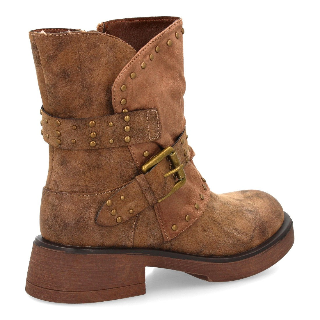 Bota estilo biker de mujer