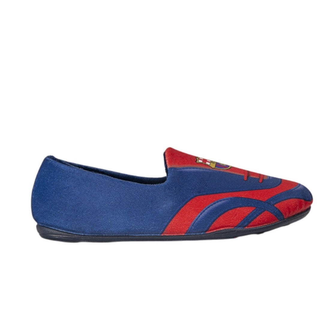Zapatillas de estar por casa del fc barcelona con suela antideslizante - Rojo
