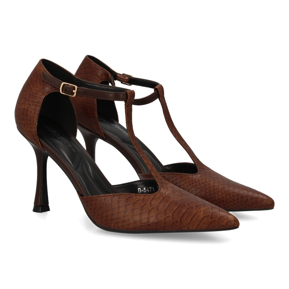 Stiletto de tacón fino diseño elegante