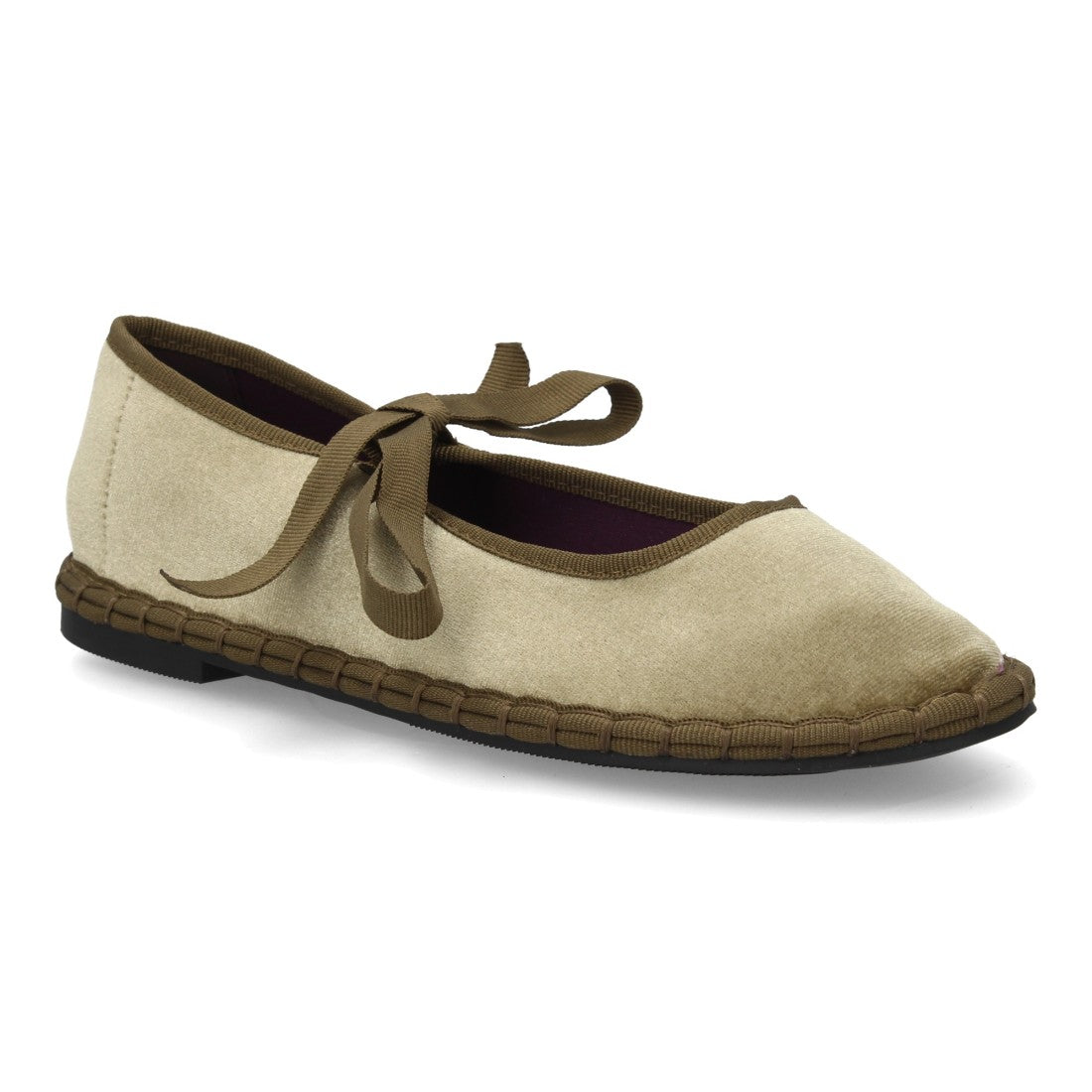 Botas de mujer de tejido suave tipo ante - Verde