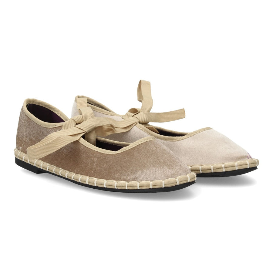 Bailarinas planas de mujer - Beige (Ref. FB-5673)