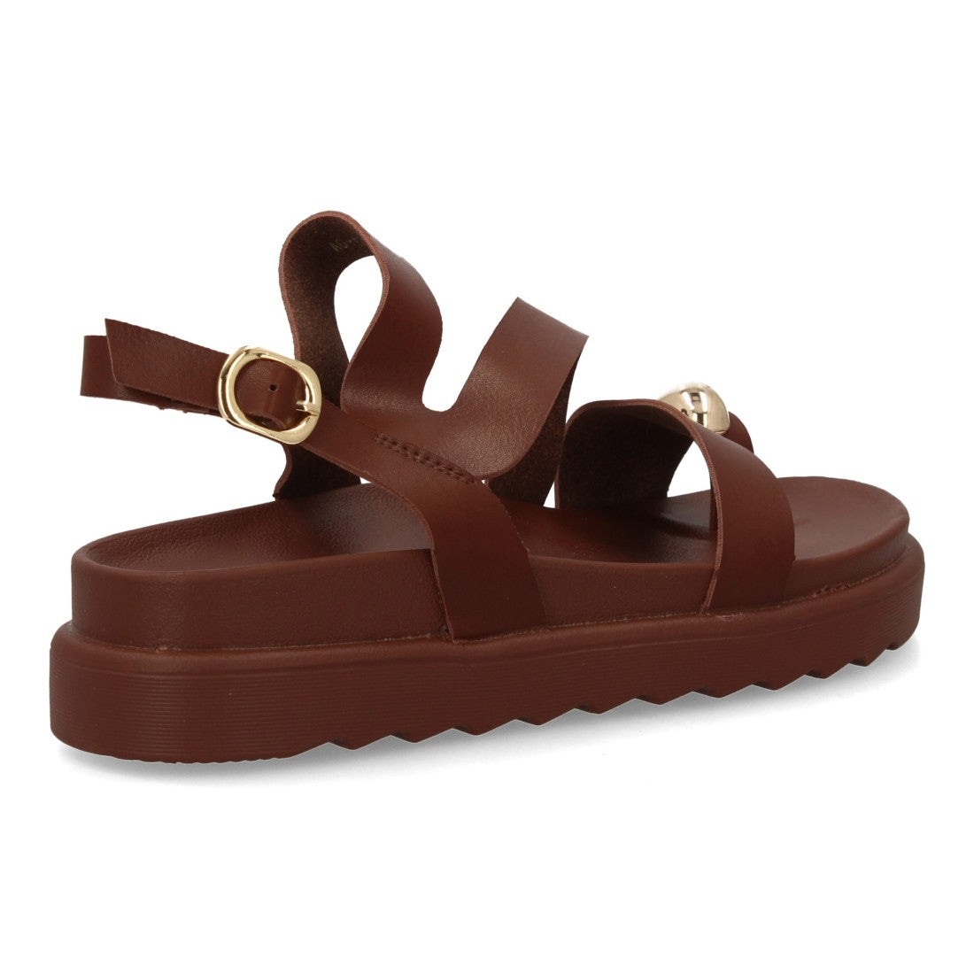 Sandalias de mujer con diseño de tiras anchas entrelazadas