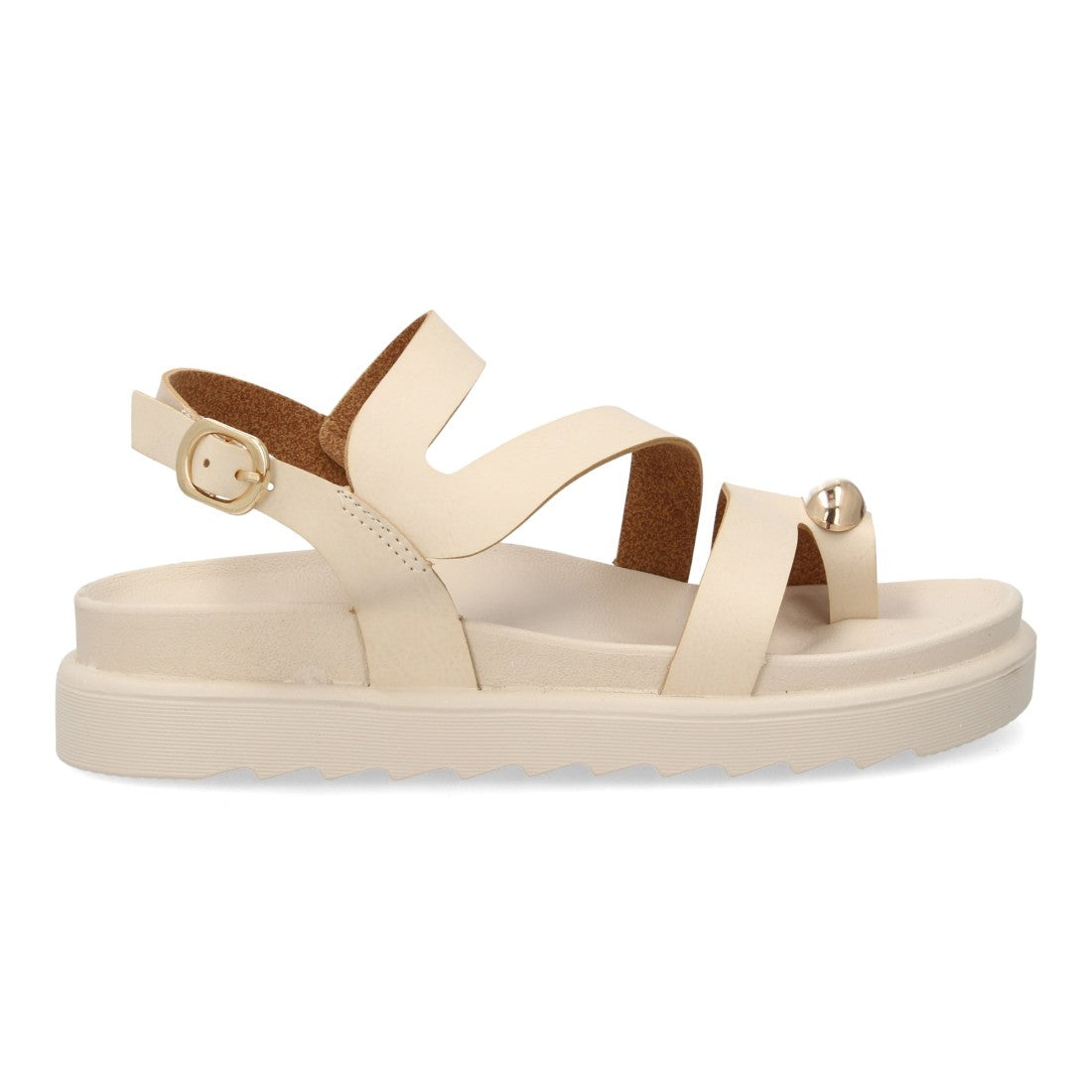 Sandalias de mujer con diseño de tiras anchas entrelazadas
