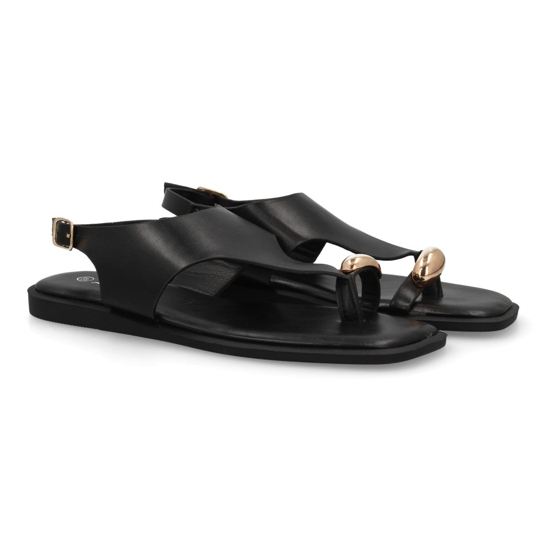 Sandalia plana de estilo minimalista de mujer