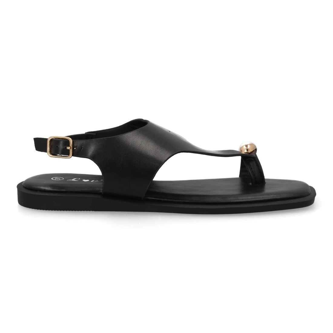 Sandalia plana de estilo minimalista de mujer