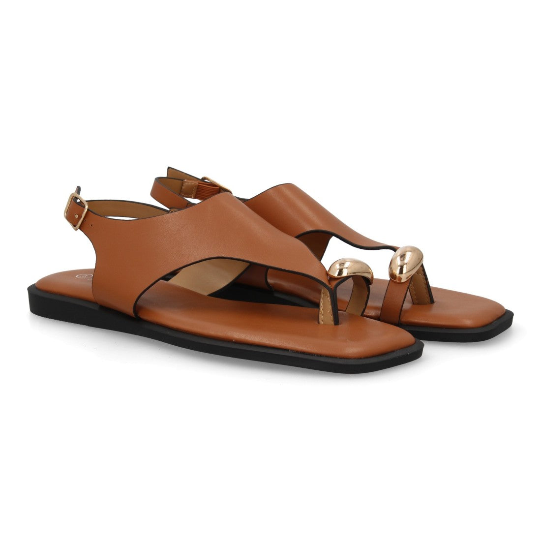 Sandalia plana de estilo minimalista de mujer