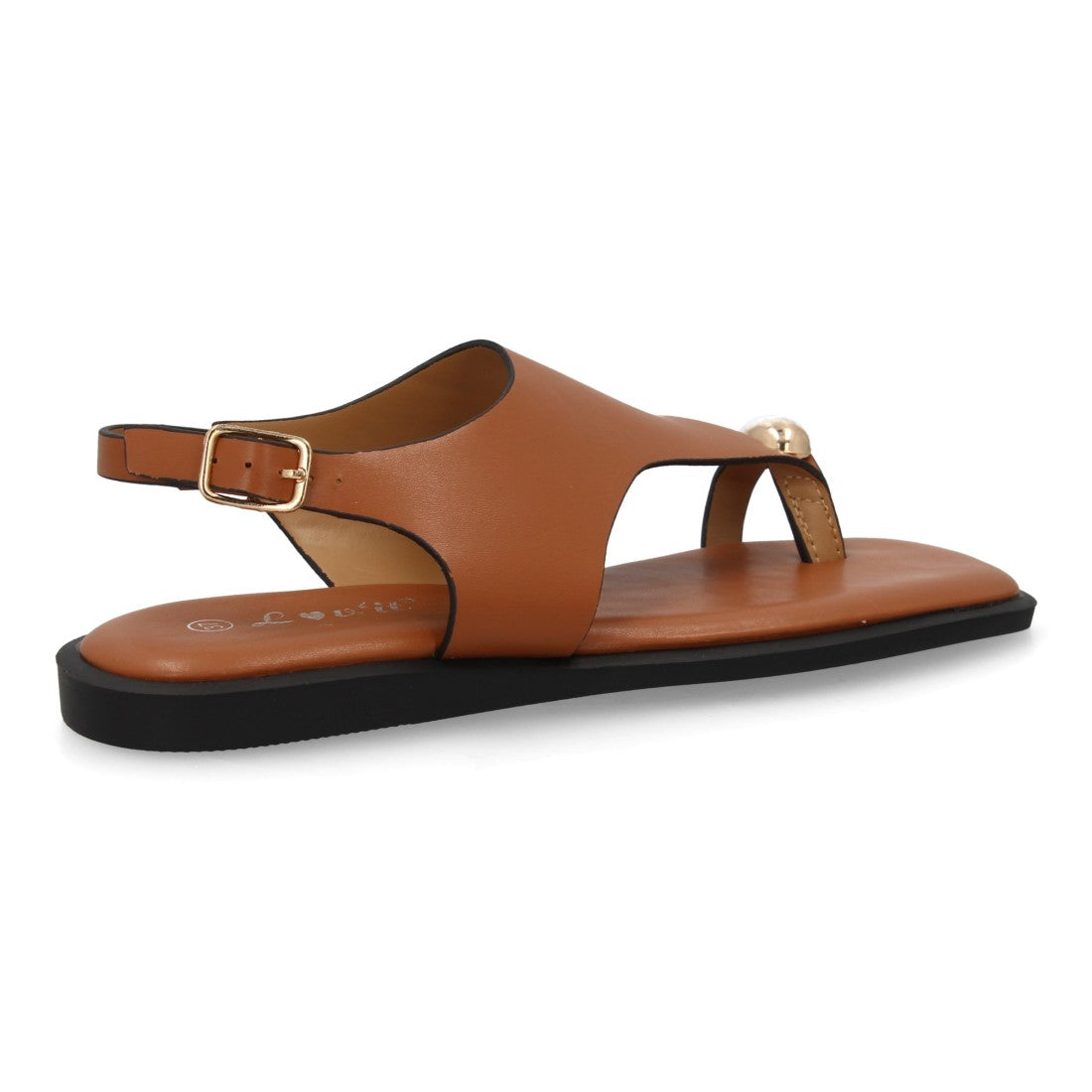 Sandalia plana de estilo minimalista de mujer