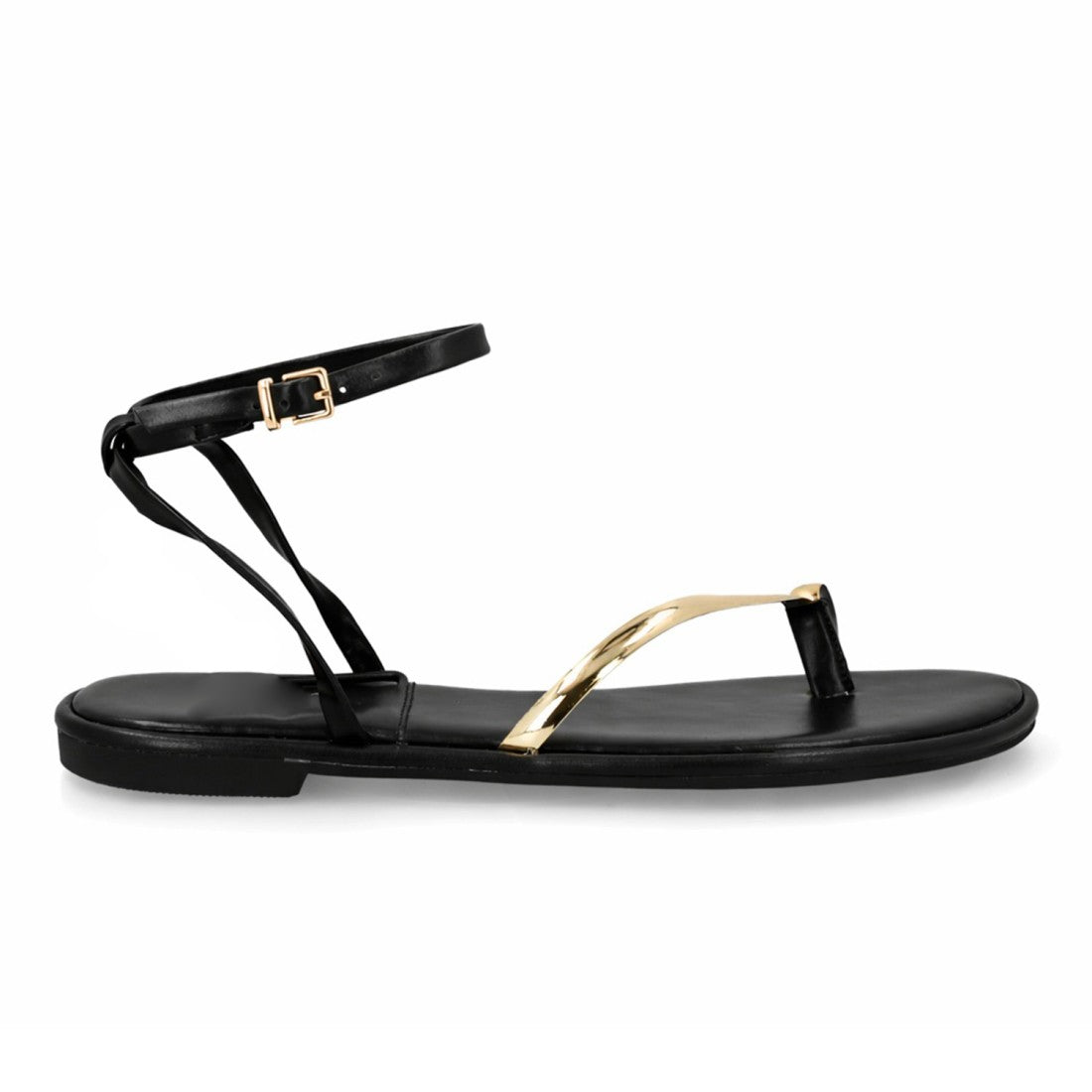 Sandalia plana de mujer con diseño elegante y minimalista