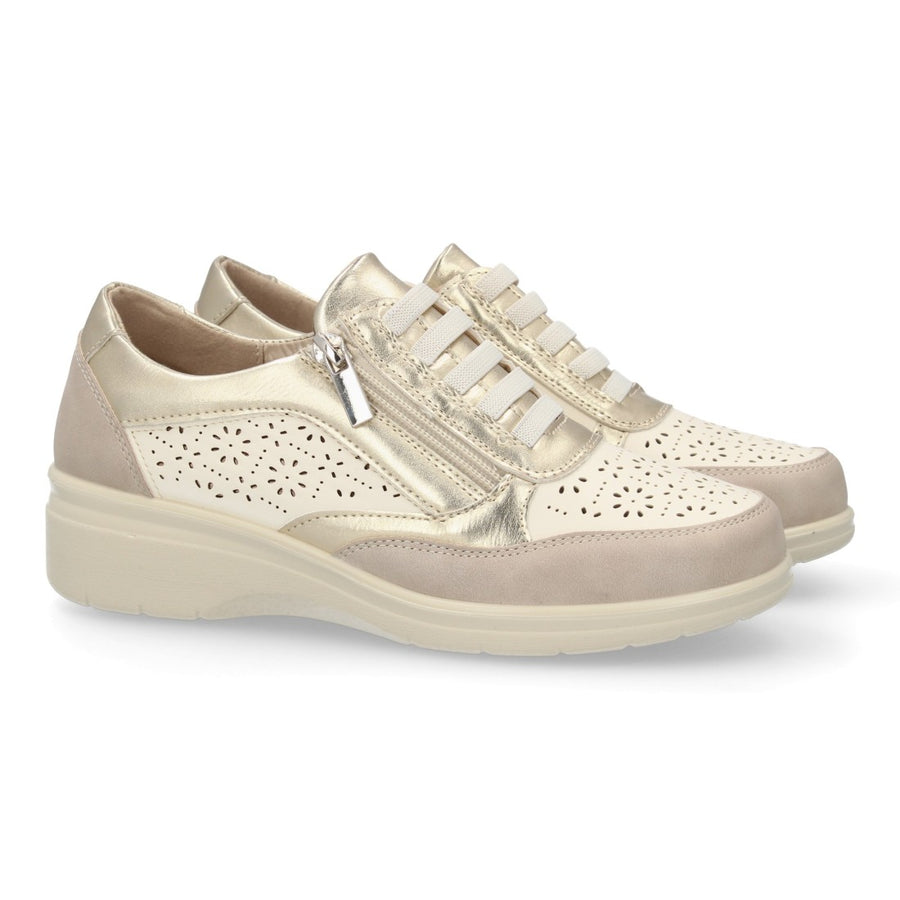 Zapatilla casual de mujer con cuña ligera