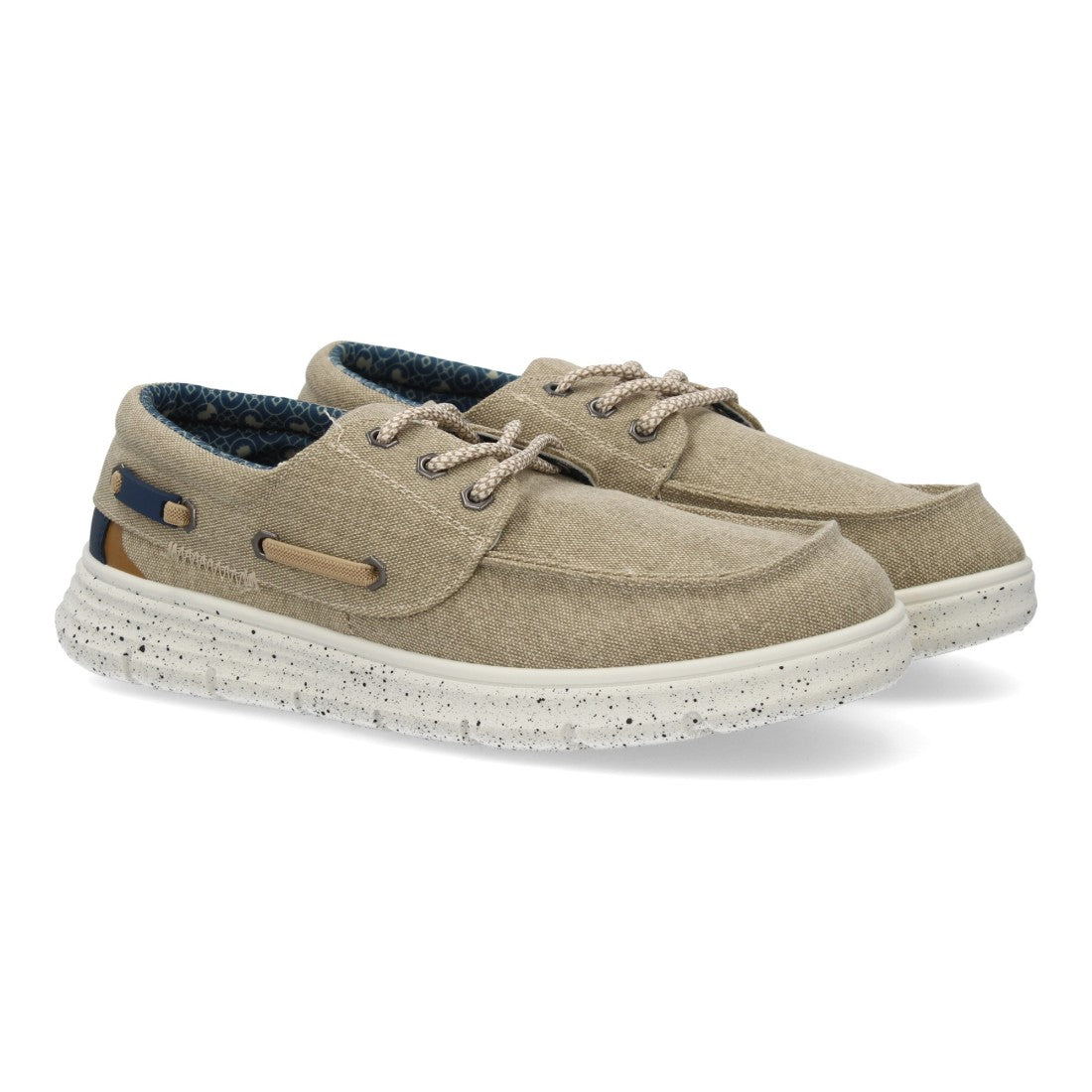 Zapato náutico casual ligero de hombre con suela acolchada y cómoda