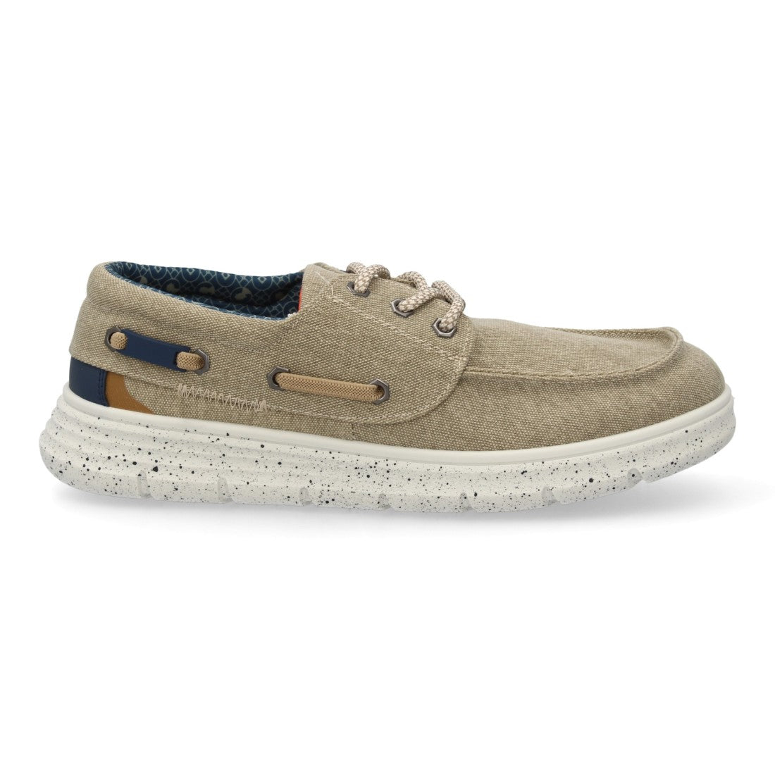 Zapato náutico casual ligero de hombre con suela acolchada y cómoda