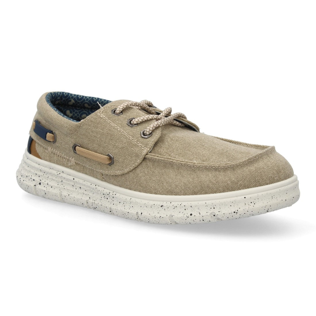 Zapato náutico casual ligero de hombre con suela acolchada y cómoda